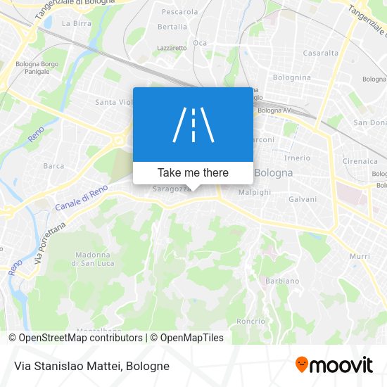 Via Stanislao Mattei map