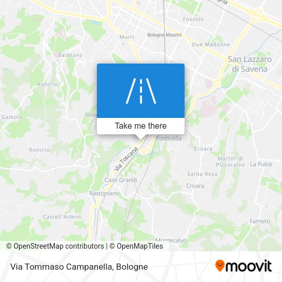 Via Tommaso Campanella map