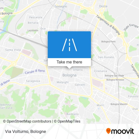 Via Volturno map