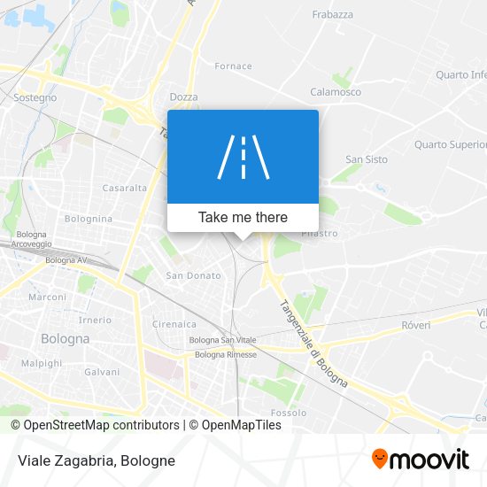 Viale Zagabria map