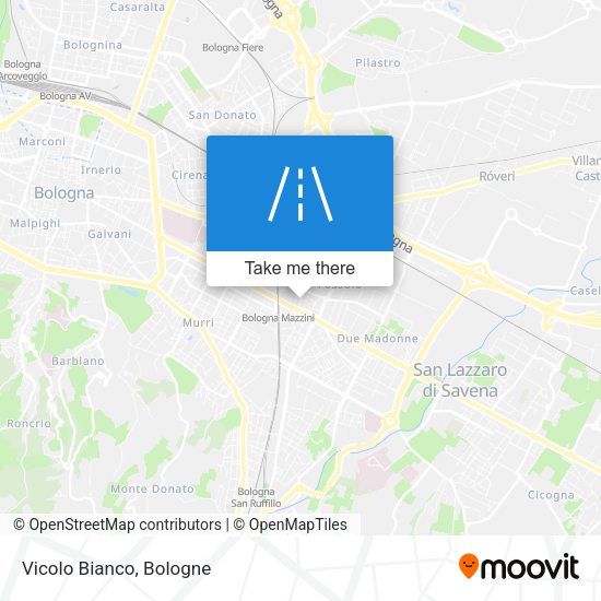 Vicolo Bianco map