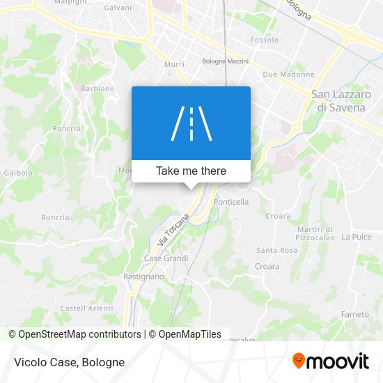 Vicolo Case map