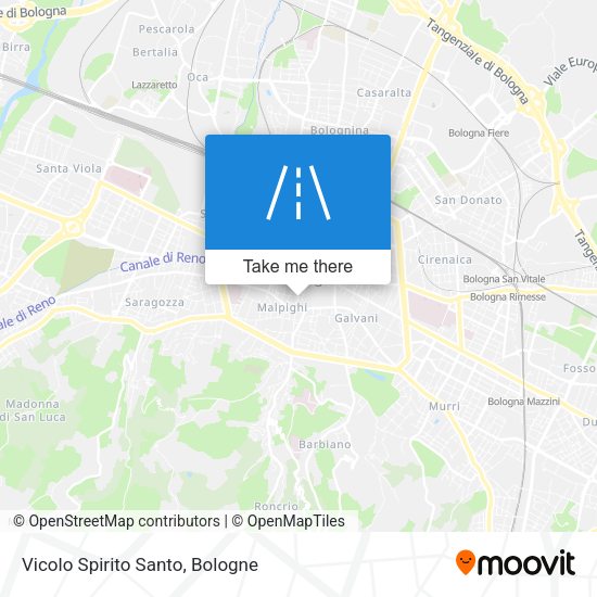 Vicolo Spirito Santo map