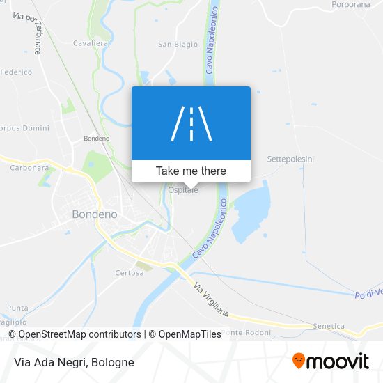 Via Ada Negri map