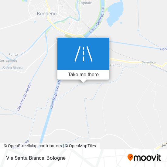 Via Santa Bianca map