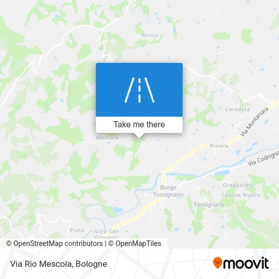 Via Rio Mescola map