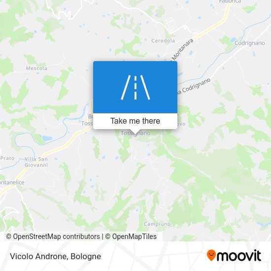 Vicolo Androne map