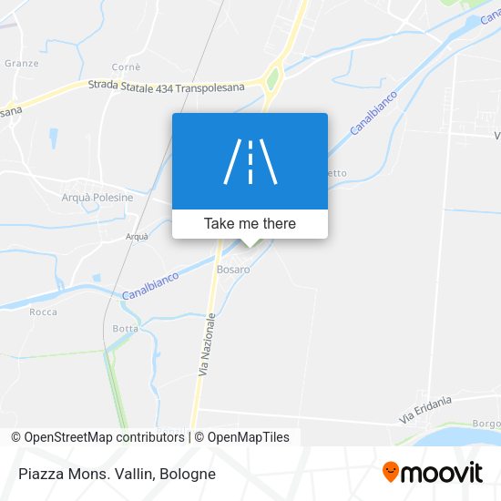 Piazza Mons. Vallin map