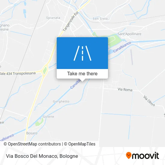 Via Bosco Del Monaco map