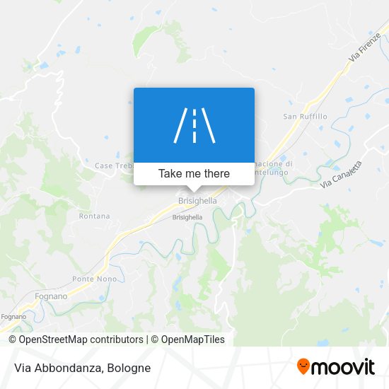 Via Abbondanza map