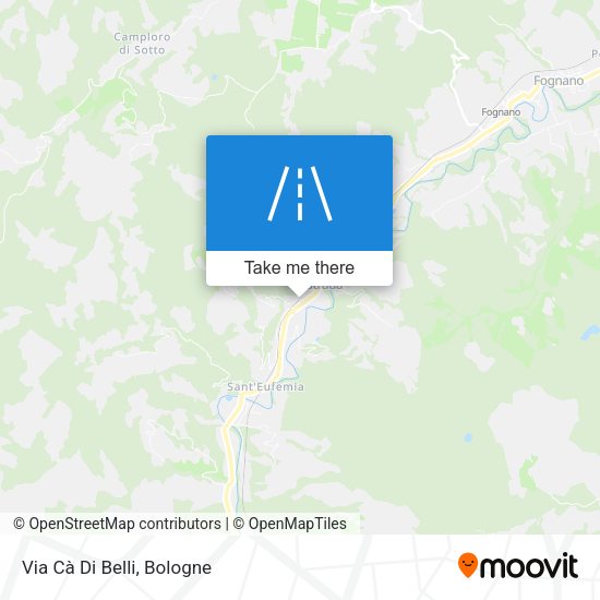 Via Cà Di Belli map