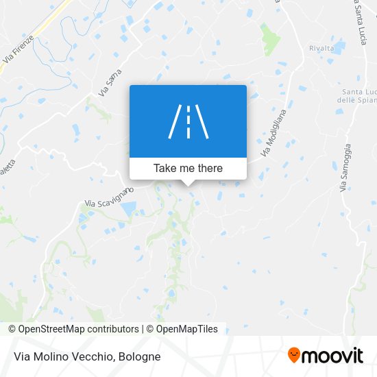 Via Molino Vecchio map