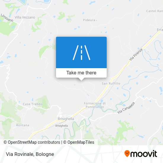 Via Rovinale map