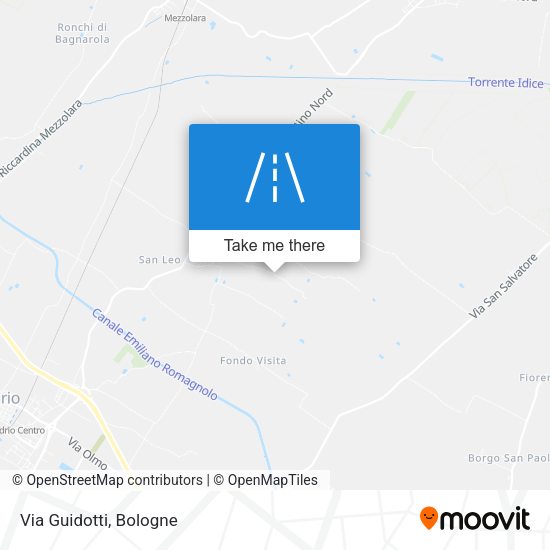 Via Guidotti map
