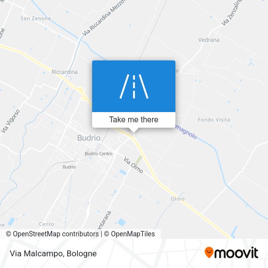 Via Malcampo map