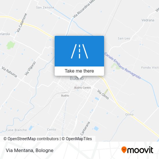 Via Mentana map