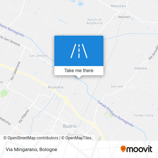 Via Mingarano map