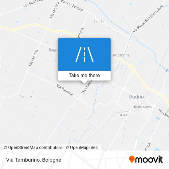 Via Tamburino map