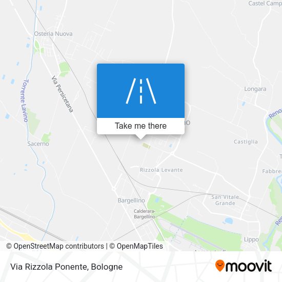 Via Rizzola Ponente map