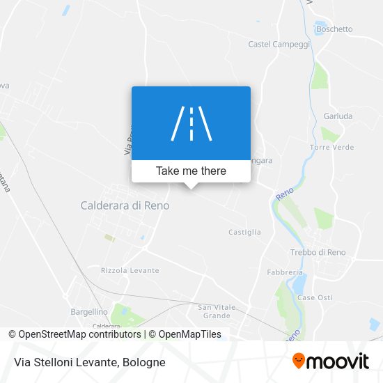 Via Stelloni Levante map