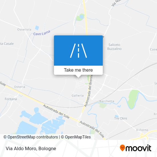 Via Aldo Moro map
