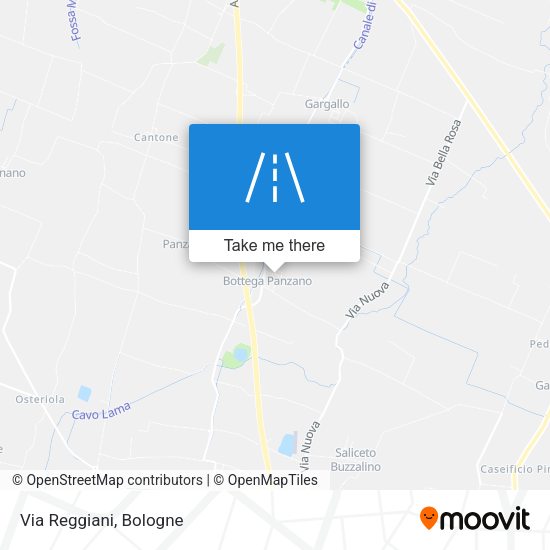 Via Reggiani map