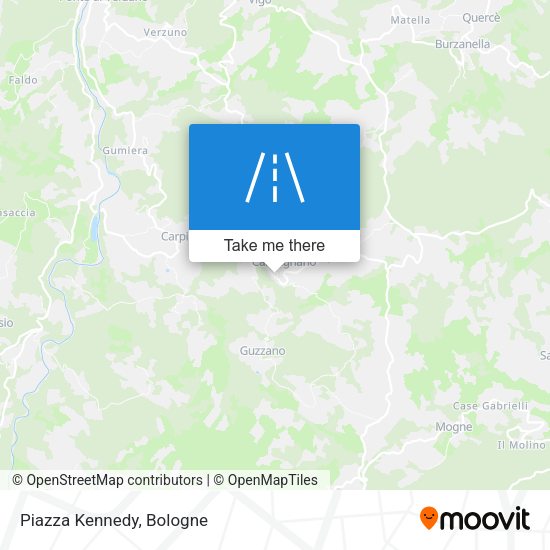 Piazza Kennedy map