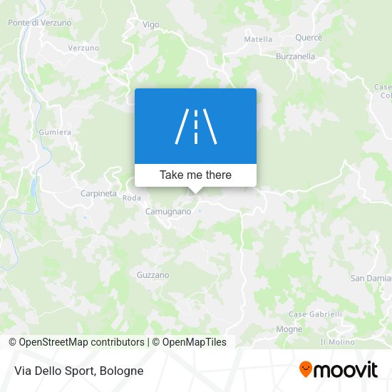 Via Dello Sport map