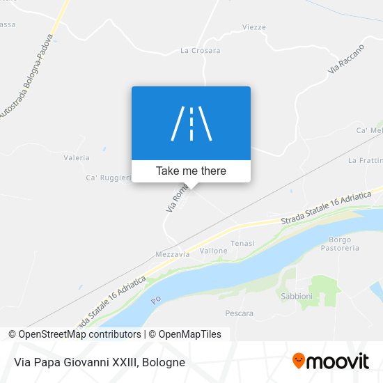 Via Papa Giovanni XXIII map