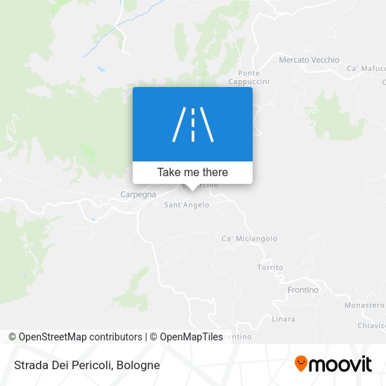 Strada Dei Pericoli map