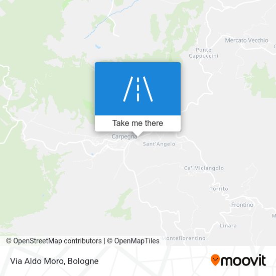Via Aldo Moro map