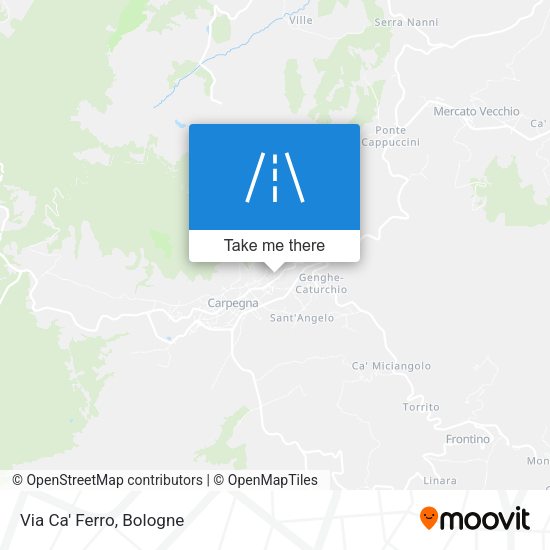 Via Ca' Ferro map