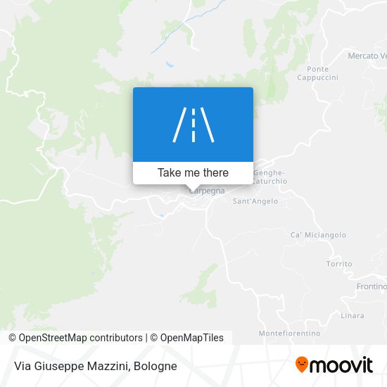 Via Giuseppe Mazzini map