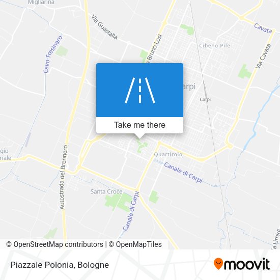 Piazzale Polonia map