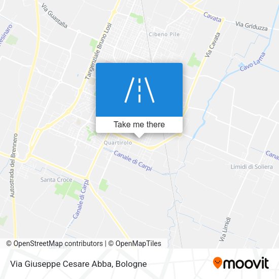 Via Giuseppe Cesare Abba map