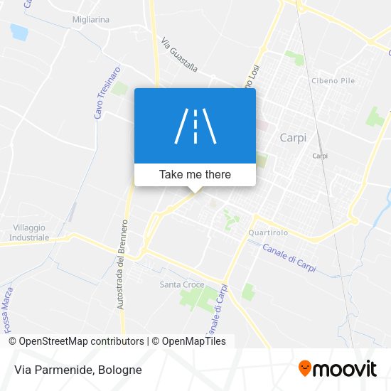 Via Parmenide map