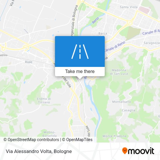Via Alessandro Volta map