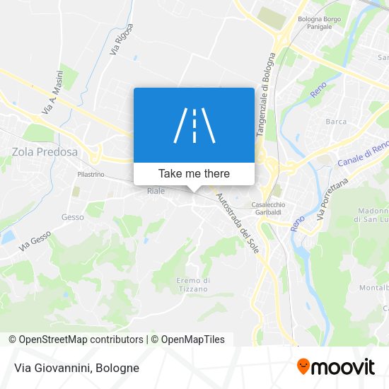 Via Giovannini map