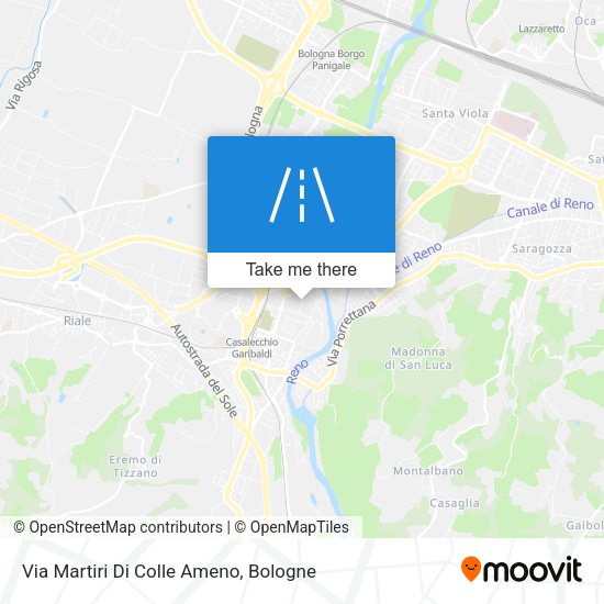 Via Martiri Di Colle Ameno map