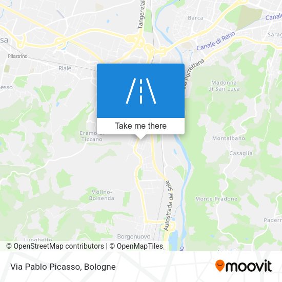Via Pablo Picasso map