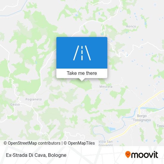 Ex-Strada Di Cava map