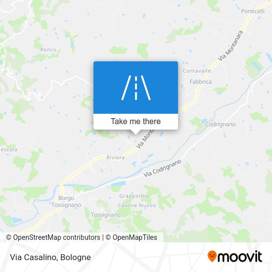 Via Casalino map