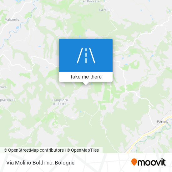 Via Molino Boldrino map