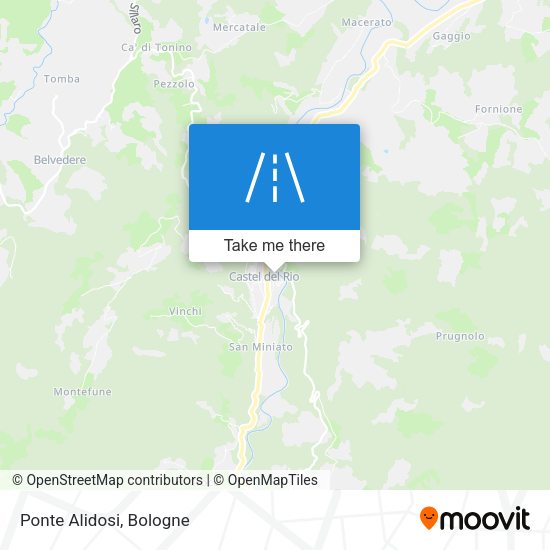 Ponte Alidosi map