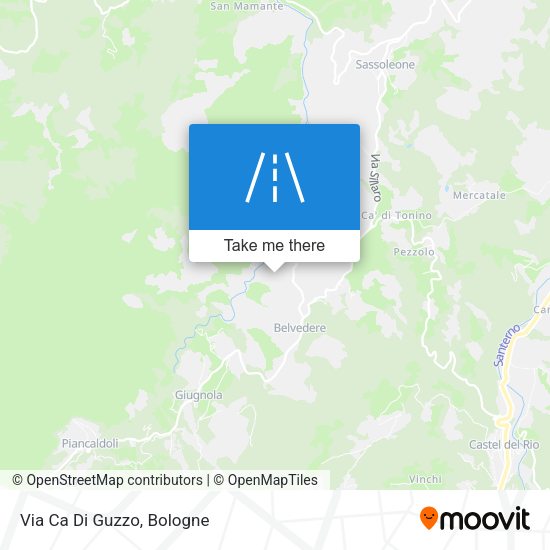 Via Ca Di Guzzo map