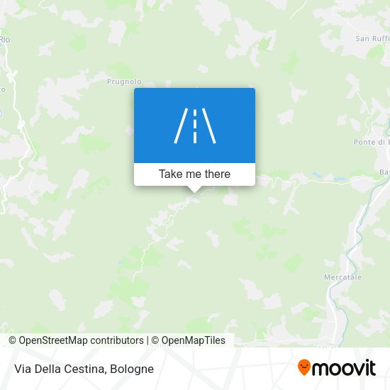 Via Della Cestina map