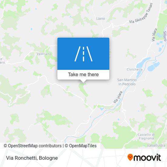 Via Ronchetti map