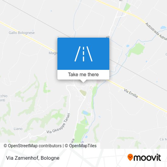 Via Zamenhof map
