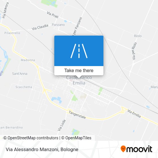 Via Alessandro Manzoni map