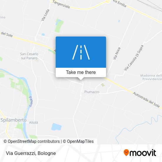Via Guerrazzi map